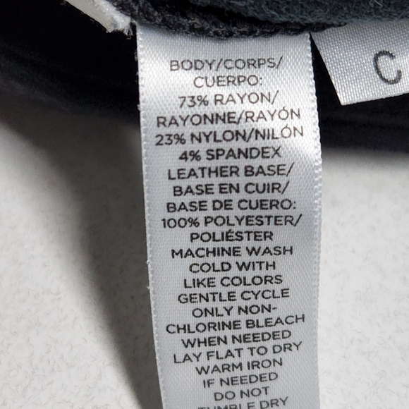 Loft ponte stretch pants faux leather tuxedo stripe black 6 - Picture 9 of 16